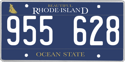 RI license plate 955628