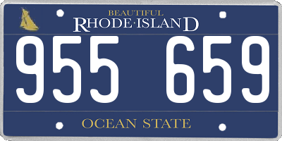 RI license plate 955659