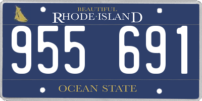 RI license plate 955691