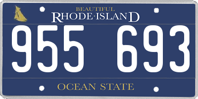 RI license plate 955693