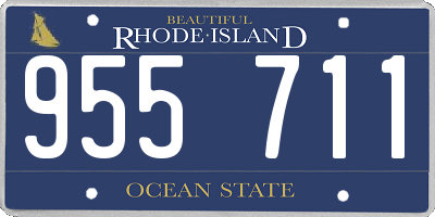 RI license plate 955711