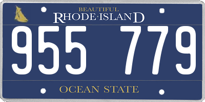 RI license plate 955779