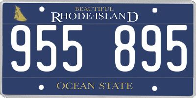 RI license plate 955895