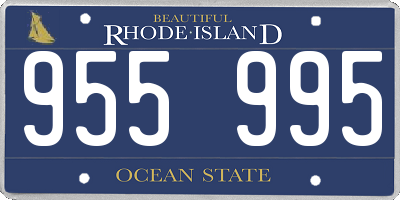 RI license plate 955995
