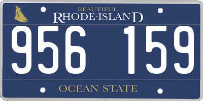 RI license plate 956159