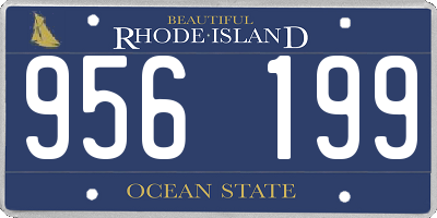 RI license plate 956199