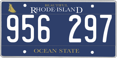RI license plate 956297