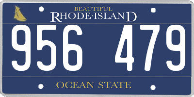 RI license plate 956479