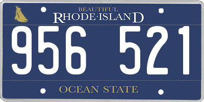 RI license plate 956521