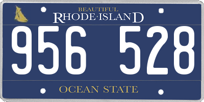 RI license plate 956528