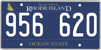 RI license plate 956620