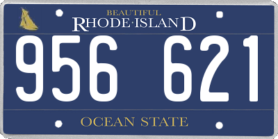RI license plate 956621