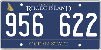 RI license plate 956622