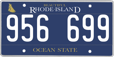 RI license plate 956699
