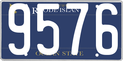 RI license plate 9576