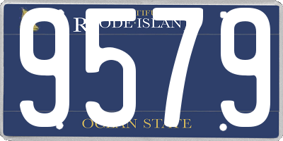 RI license plate 9579