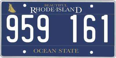 RI license plate 959161