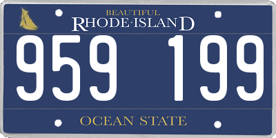 RI license plate 959199