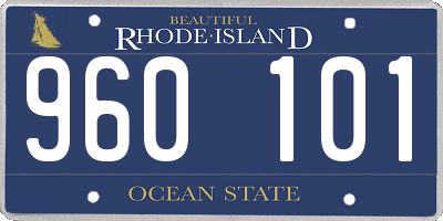 RI license plate 960101