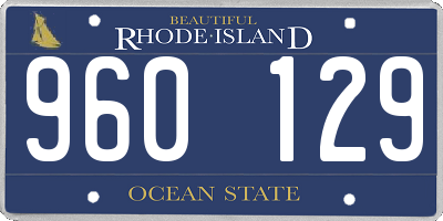 RI license plate 960129