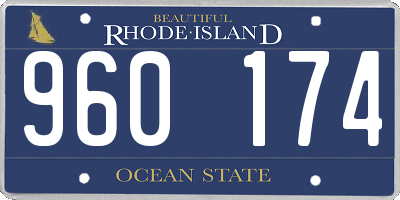 RI license plate 960174