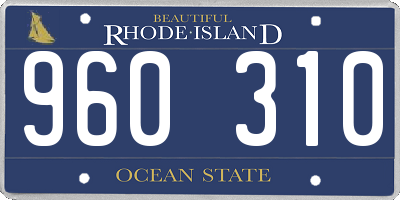 RI license plate 960310