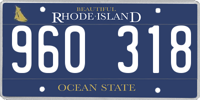 RI license plate 960318