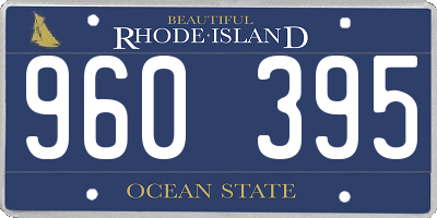 RI license plate 960395