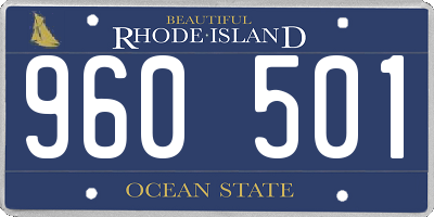 RI license plate 960501