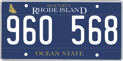 RI license plate 960568
