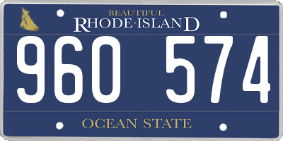 RI license plate 960574