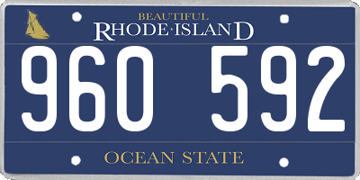 RI license plate 960592