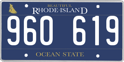 RI license plate 960619