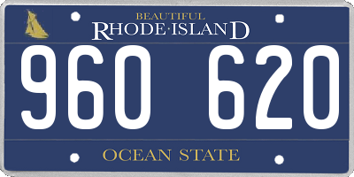 RI license plate 960620