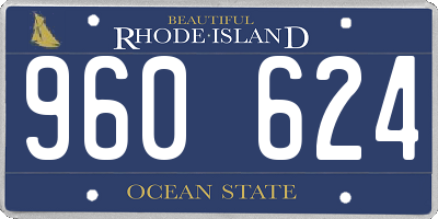 RI license plate 960624