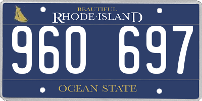 RI license plate 960697