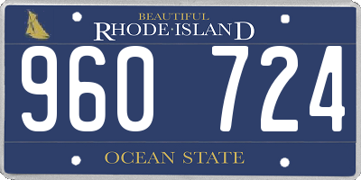 RI license plate 960724