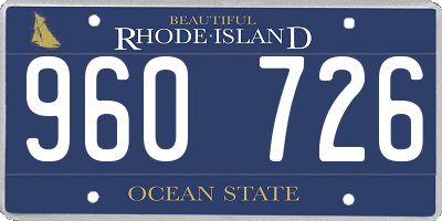 RI license plate 960726