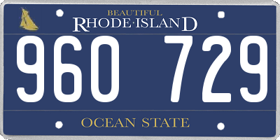RI license plate 960729