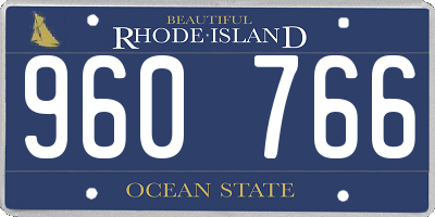 RI license plate 960766