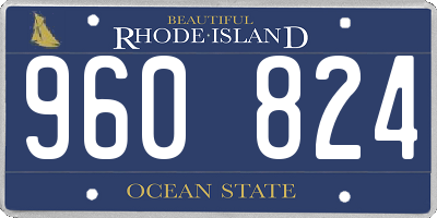 RI license plate 960824