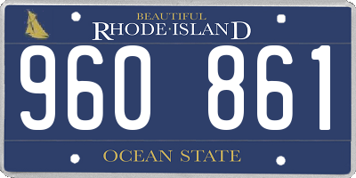 RI license plate 960861