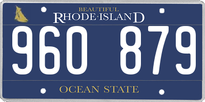 RI license plate 960879