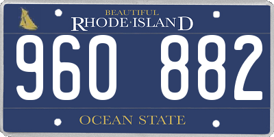 RI license plate 960882