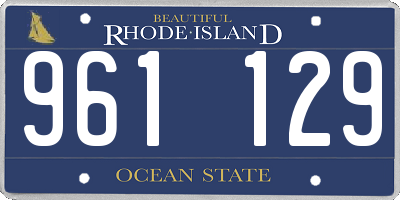RI license plate 961129
