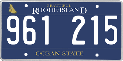 RI license plate 961215