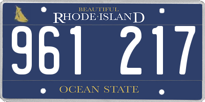 RI license plate 961217