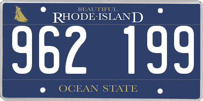 RI license plate 962199