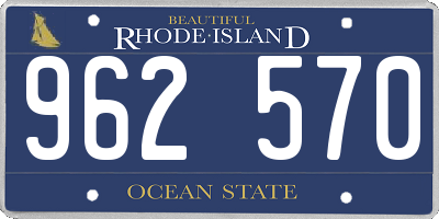 RI license plate 962570