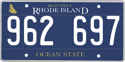 RI license plate 962697